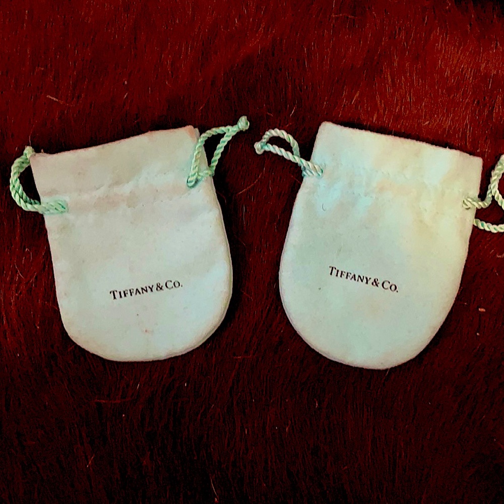 Two Tiffany & Co jewelry bags